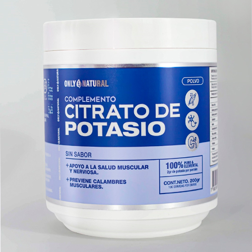 Citrato de Potasio en Polvo Only Naturals