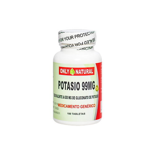 Potasio Tabletas 99mg