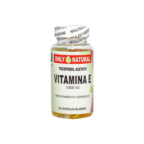 Vitamina E 1000 IU Only Natural (50 capsulas)