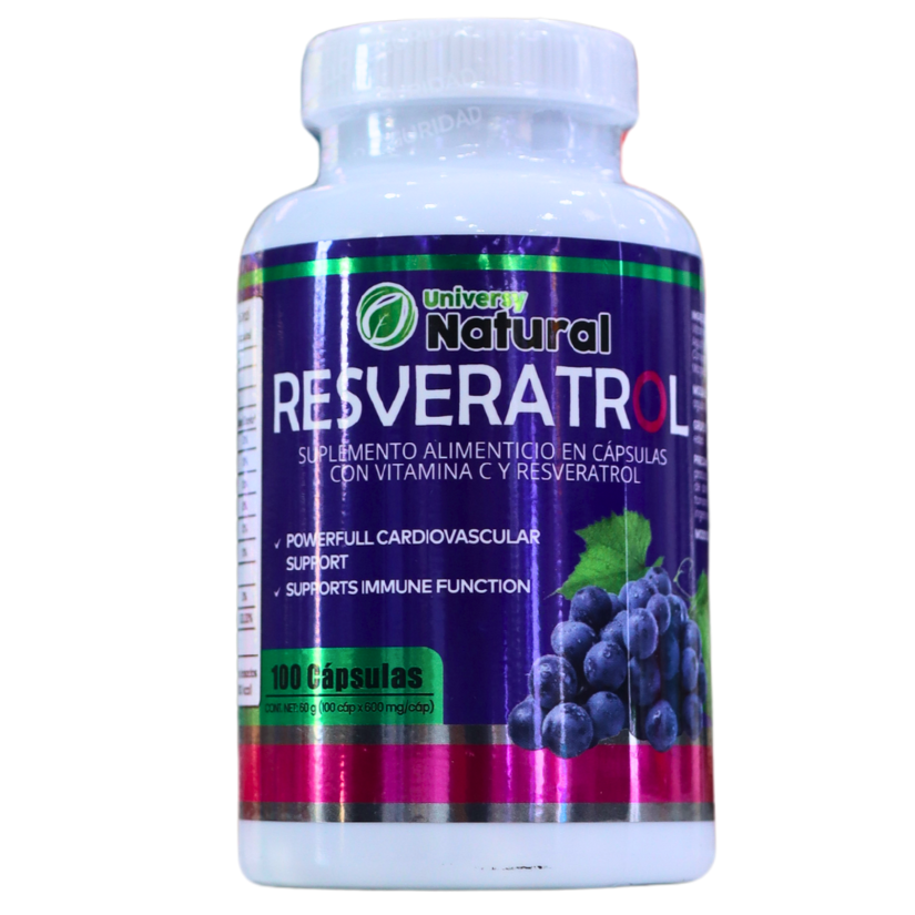 Resveratrol 100 Capsulas Universy Natural