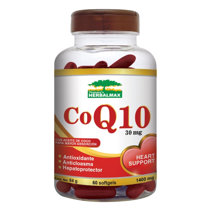 Coenzima Q10 Capsulas Herbal Max